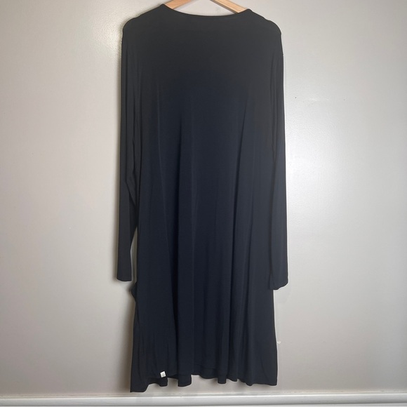 Betabrand Classic Black Long Sleeve Dress Size XL EUC - Picture 4 of 6
